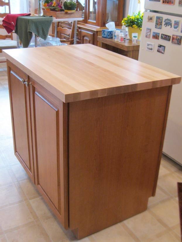 A recent custom kitchen cabinet job in the  area