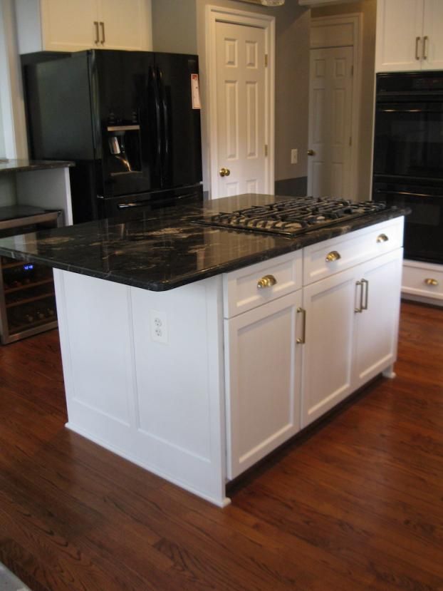 A recent custom kitchen cabinet job in the  area